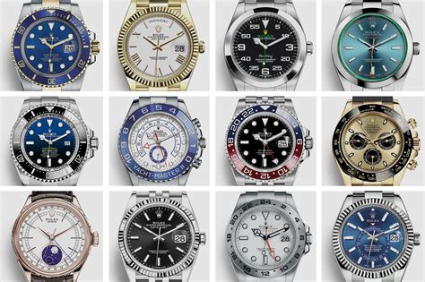 rolex types of watches|list of all rolex models.